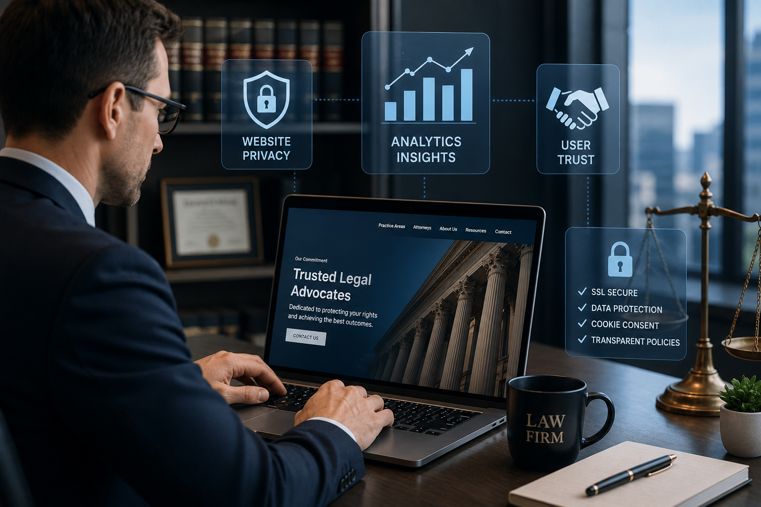 What Law Firms Should Know About Website Privacy, Analytics, and User Trust